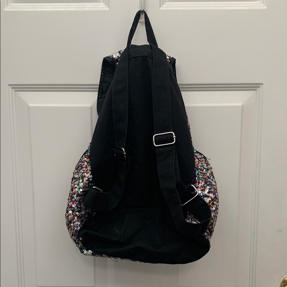 Justice multi color Sequin Backpack - Picture 2 of 4